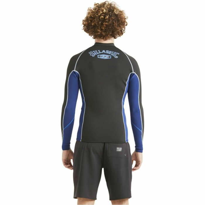 2024 Billabong Hombres Absolute 1mm Wetsuit Top ABYW800118 - Dark Royal